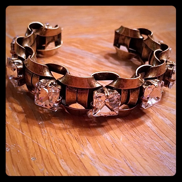 J. Crew Jewelry J Crew Gold Open Bangle Poshmark